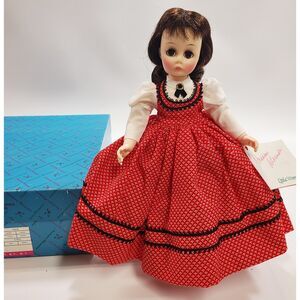 Vtg Madame Alexander "Jo March" Doll #1222 Little Women Red Dress 12"